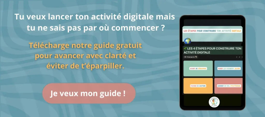 guide gratuit pour créer une activité en ligne
