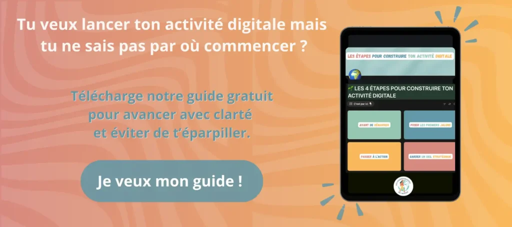 guide gratuit pour créer une activité en ligne