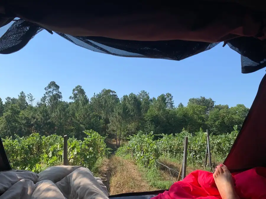 Portugal  en tente de toit pays pour voyager pas cher en Europe