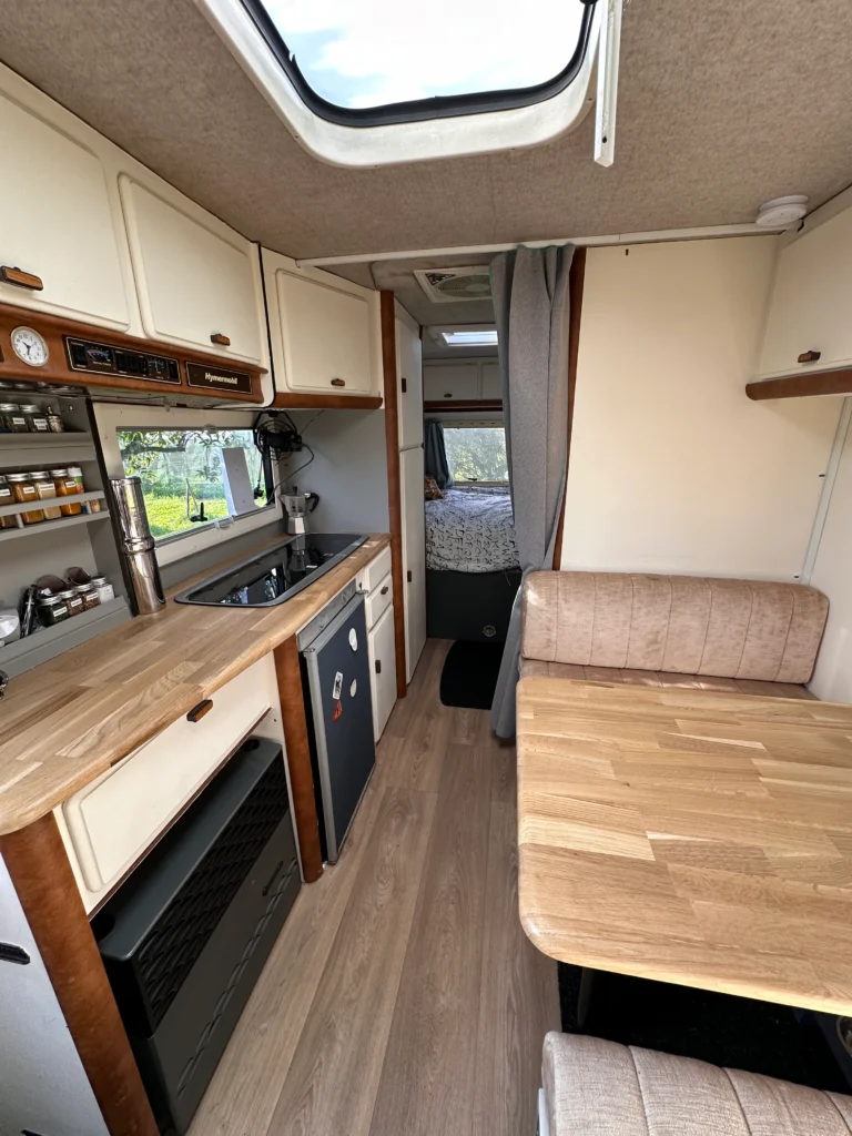 apres renovation camping car